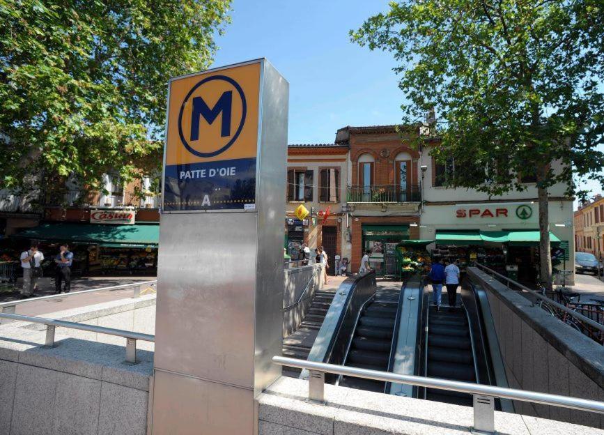 T3 Tout Confort Metro Patte D'Oie Toulouse Exterior foto